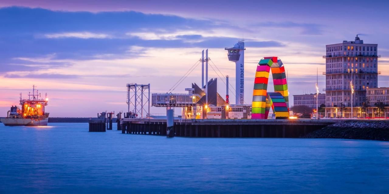 Le Petit Nid Perche Sous Les Toits, Vue Mer Le Havre Buitenkant foto